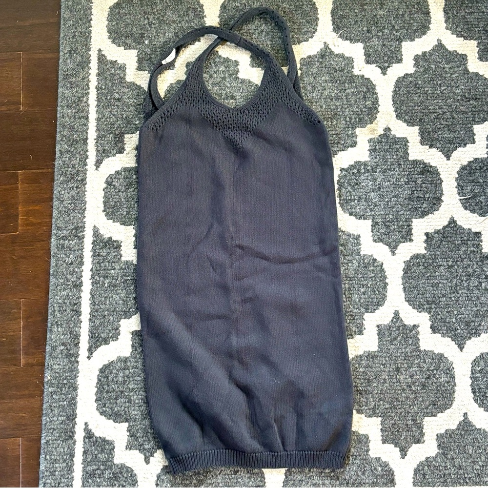 Intimately by Free People knit cross strapped tank dress/nighty